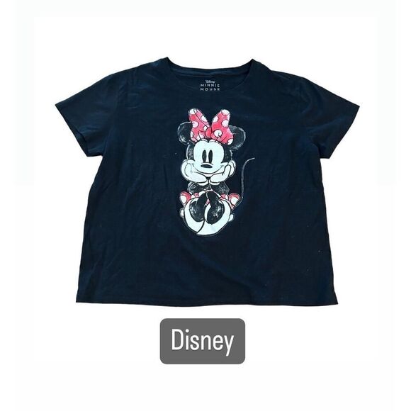 Disney black Minnie Mouse shirt tee top women’s XXL - Picture 1 of 5